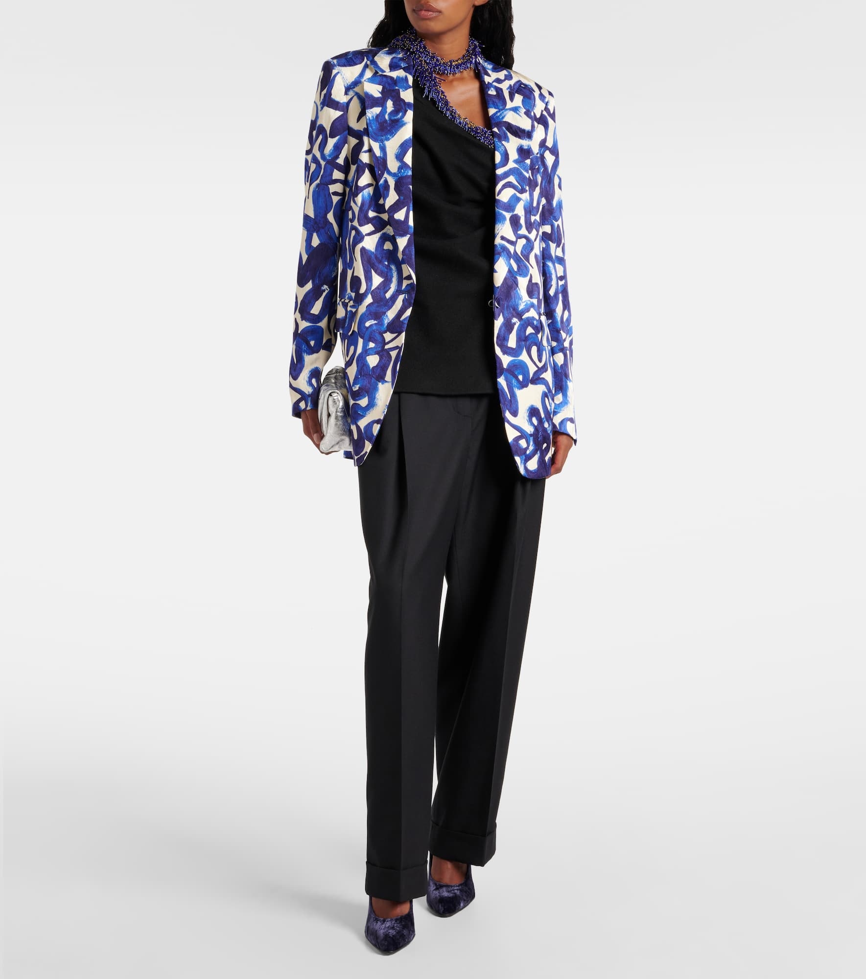 Printed blazer - 2