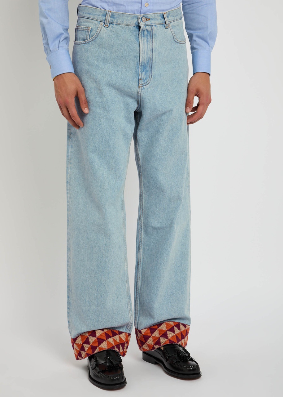 Valentino Garavani Turn-up Straight-leg Jeans - 2
