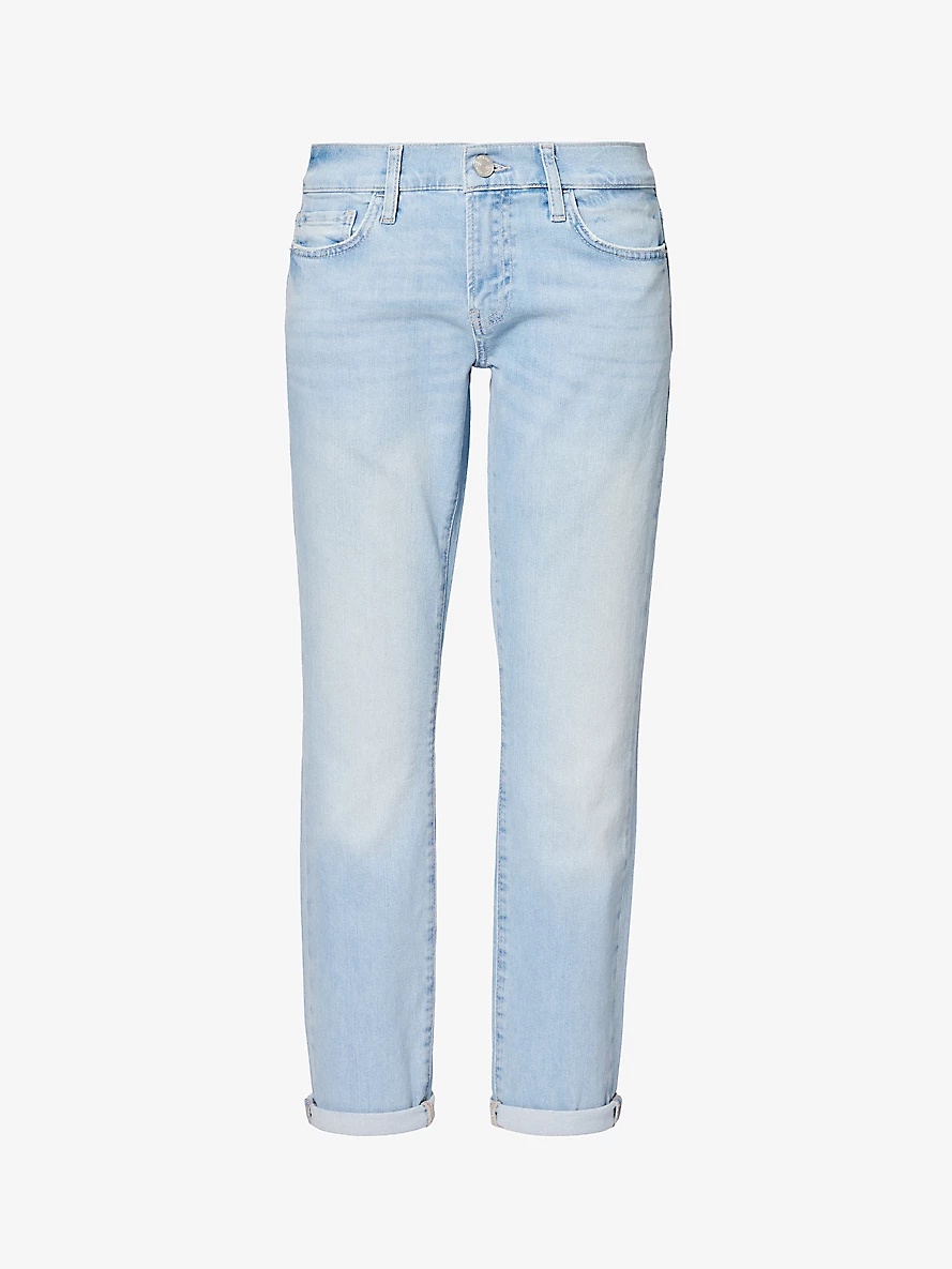 Le Garcon slim-leg mid-rise stretch-denim jeans - 1