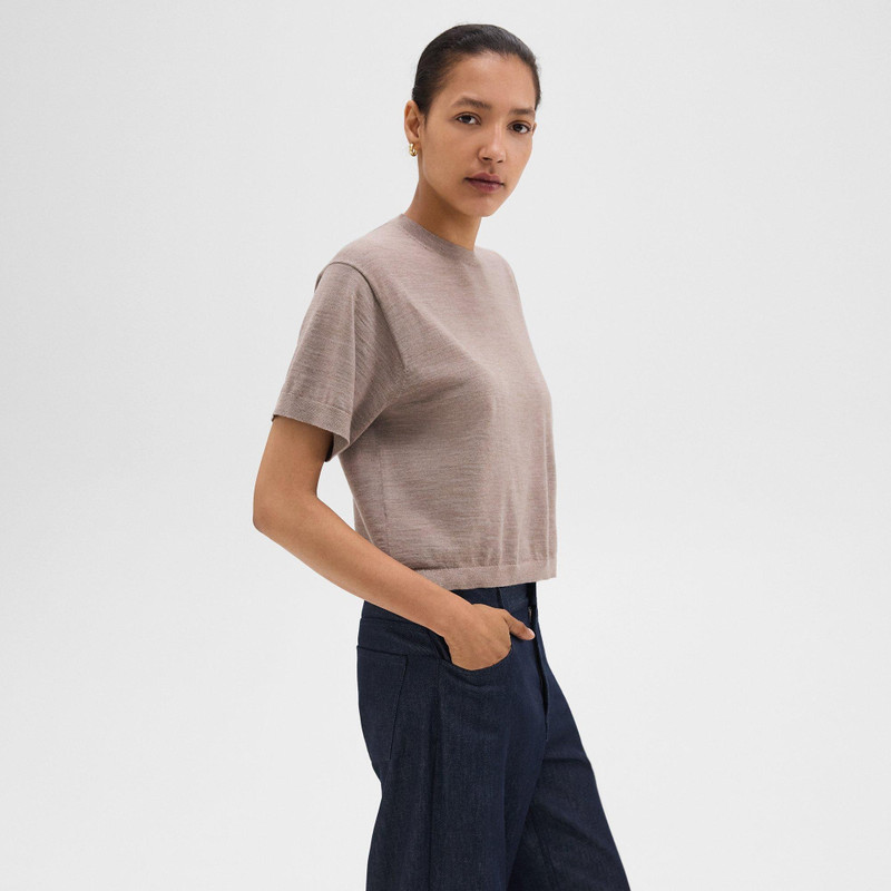 Boxy Tee in Regal Wool 3