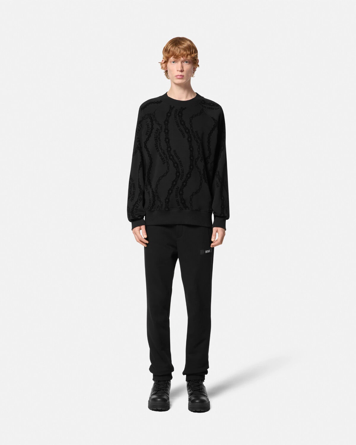 Chain Couture Relaxed-Fit Sweatshirt - 2