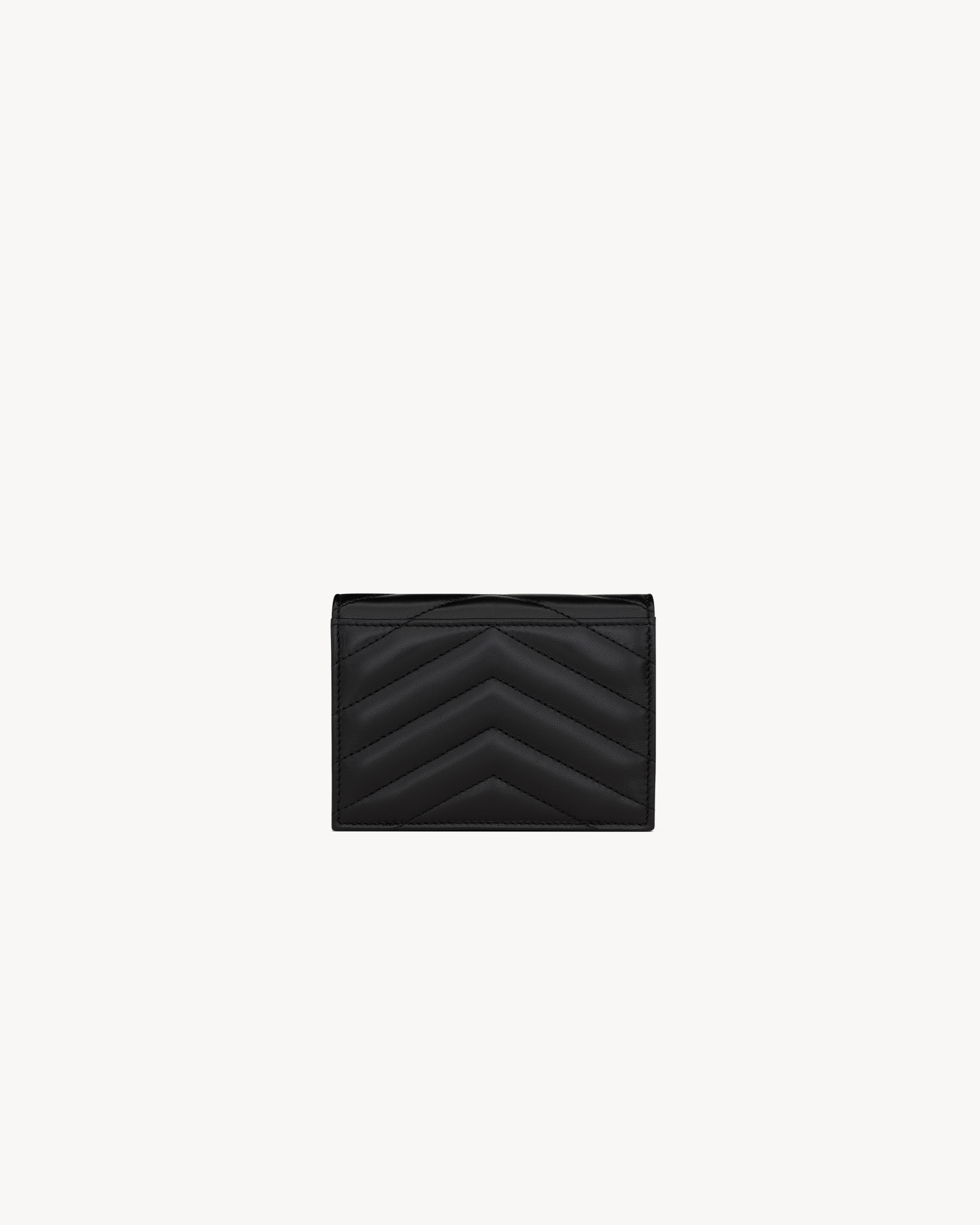 CASSANDRE MATELASSÉ FLAP CARD CASE IN LAMBSKIN - 2