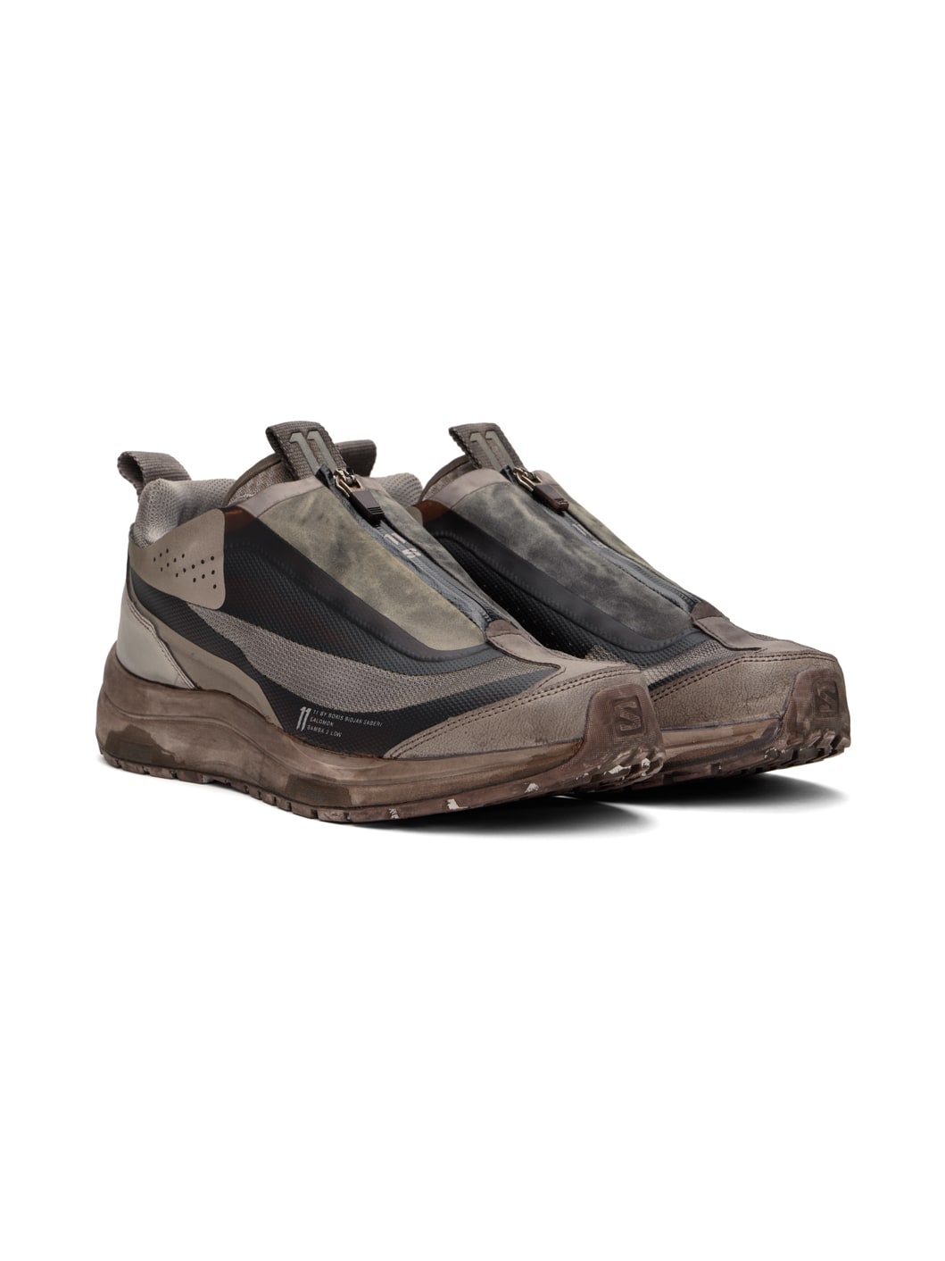 Taupe Salomon Edition Bamba 2 Low Sneakers - 4