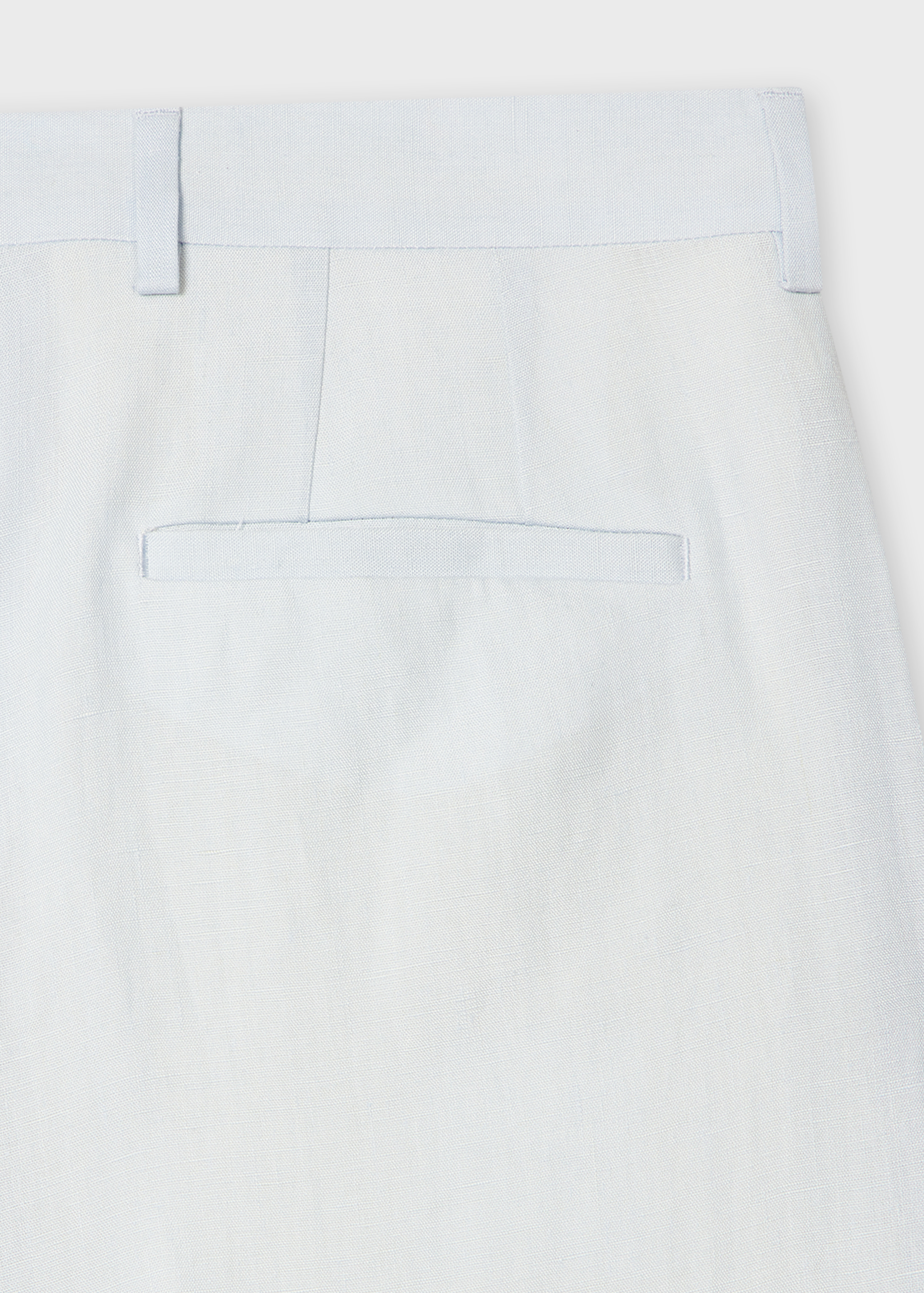 Pale Blue Linen Suit - 6