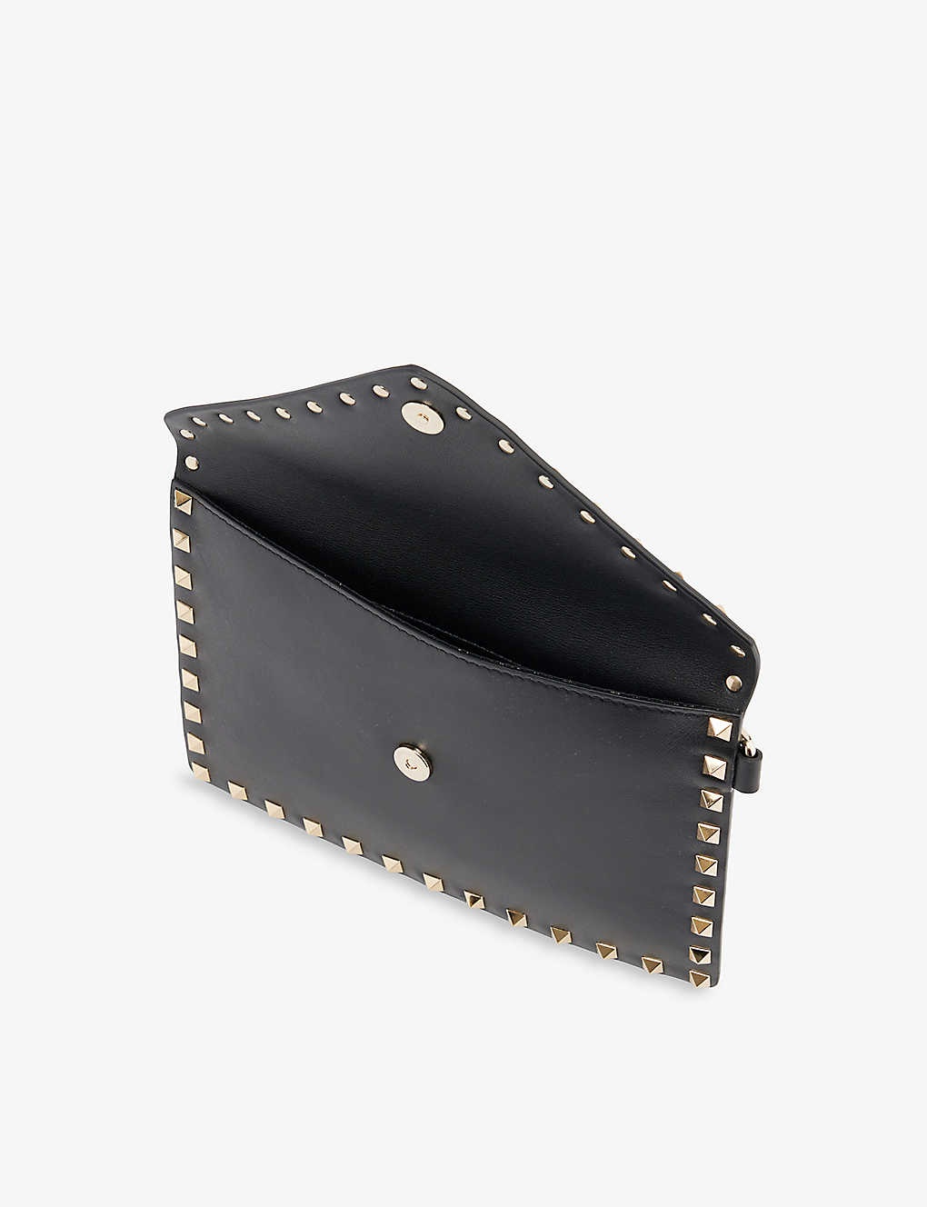 Rockstud envelope leather pouch - 4