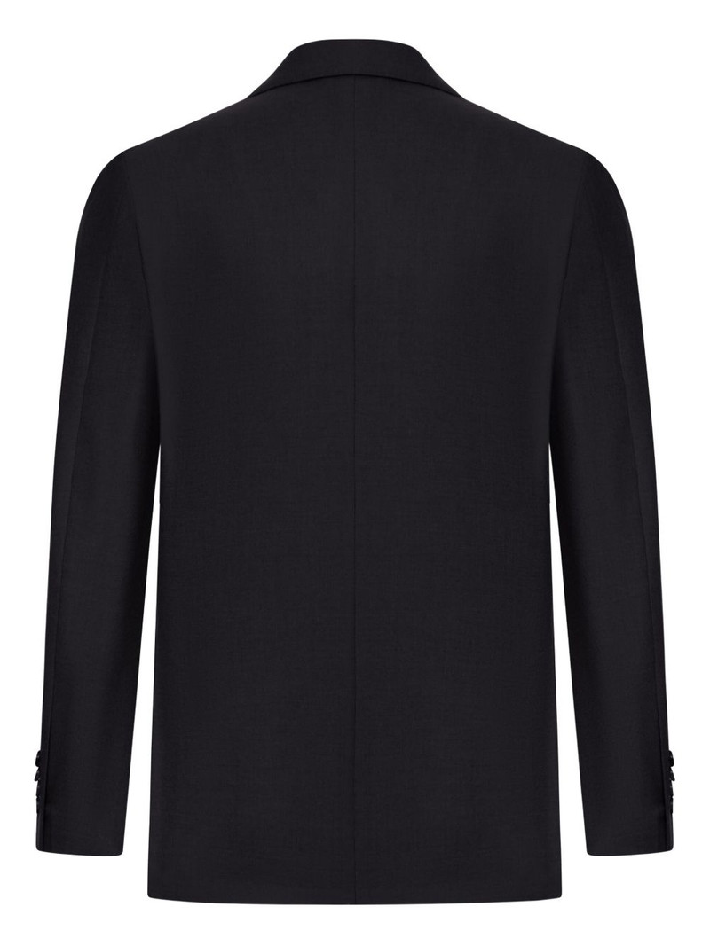 LARDINI cashmere two-button blazer outlook