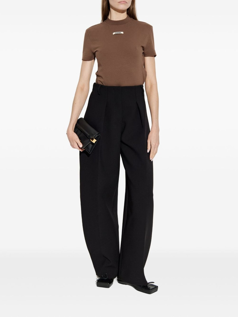 JACQUEMUS logo-patch T-shirt outlook