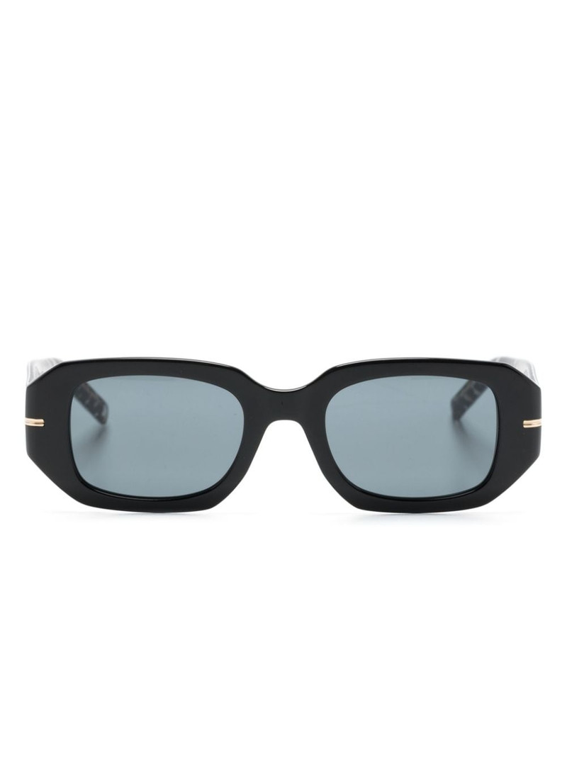 rectangle-shape tinted sunglasses 1
