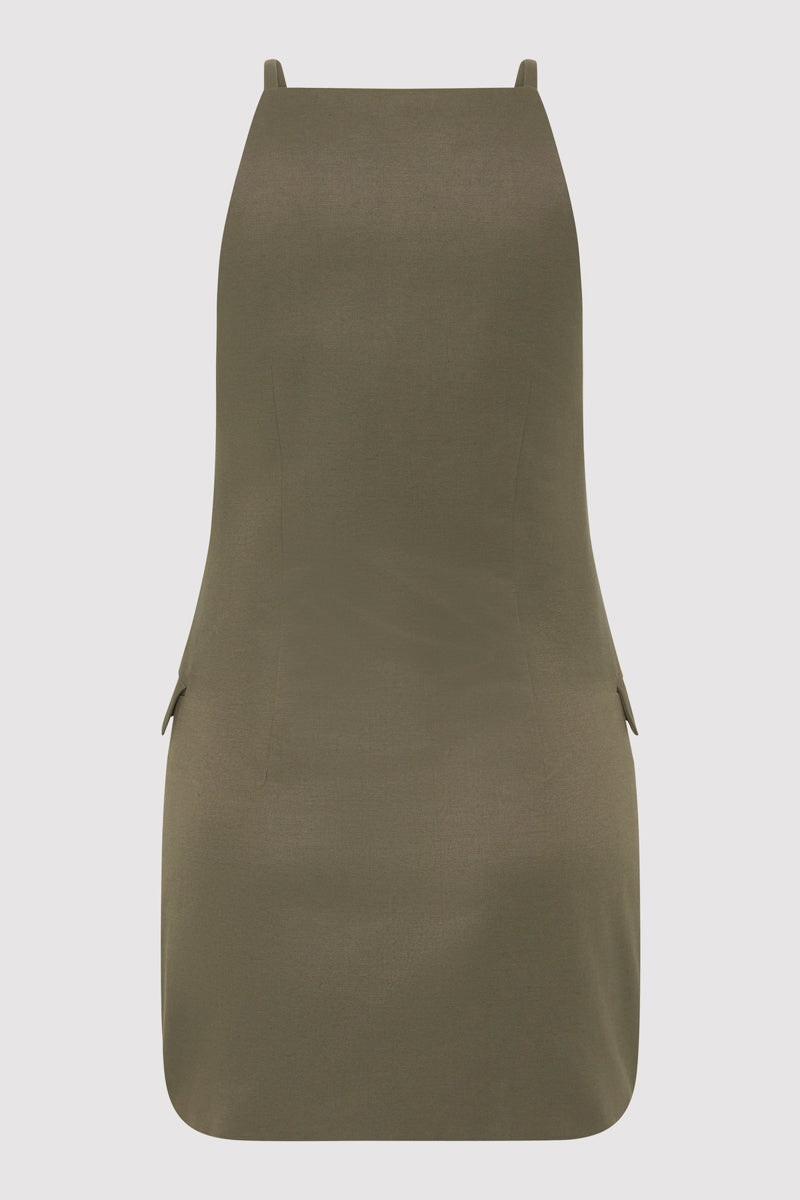 ST. AGNI Hybrid Tailored Mini Dress - Kalamata outlook