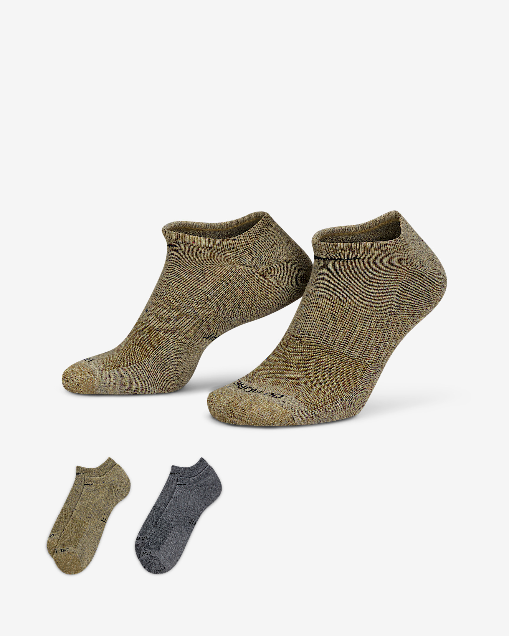 Nike Everyday Plus Cushioned No-Show Socks (2 Pairs) - 1