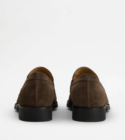 Tod's TOD'S LOAFERS IN SUEDE - BROWN outlook