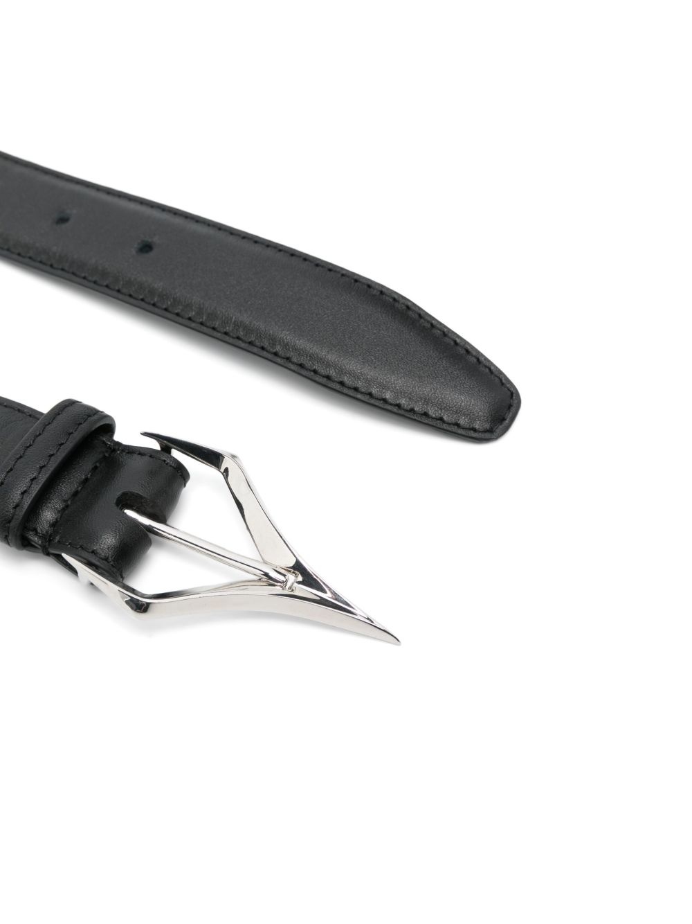 Spiky leather belt - 2
