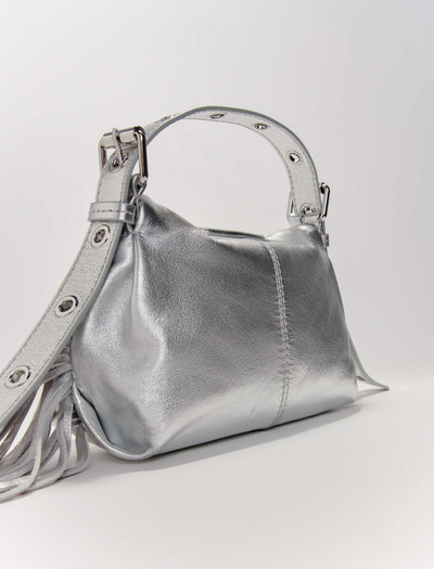 maje Metallic leather Miss M Mini bag outlook