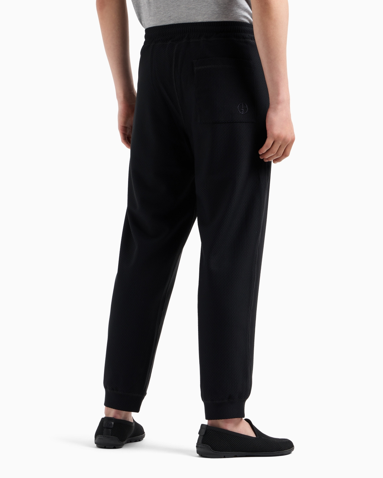 JOGGERS IN TECHNICAL WAFFLE FABRIC - 3