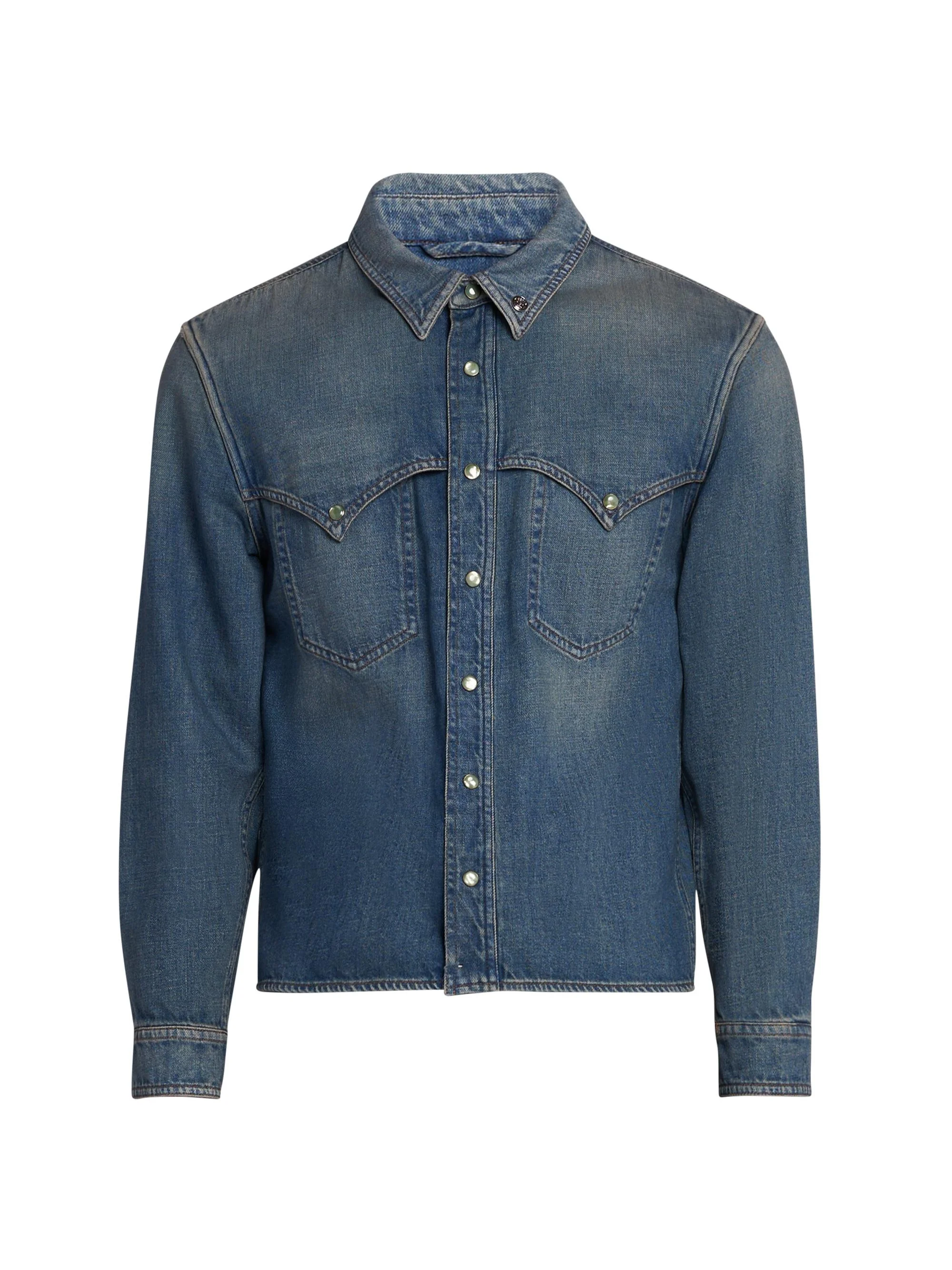 Men's Old Glory Denim Shirt - Vintage Blue - 1