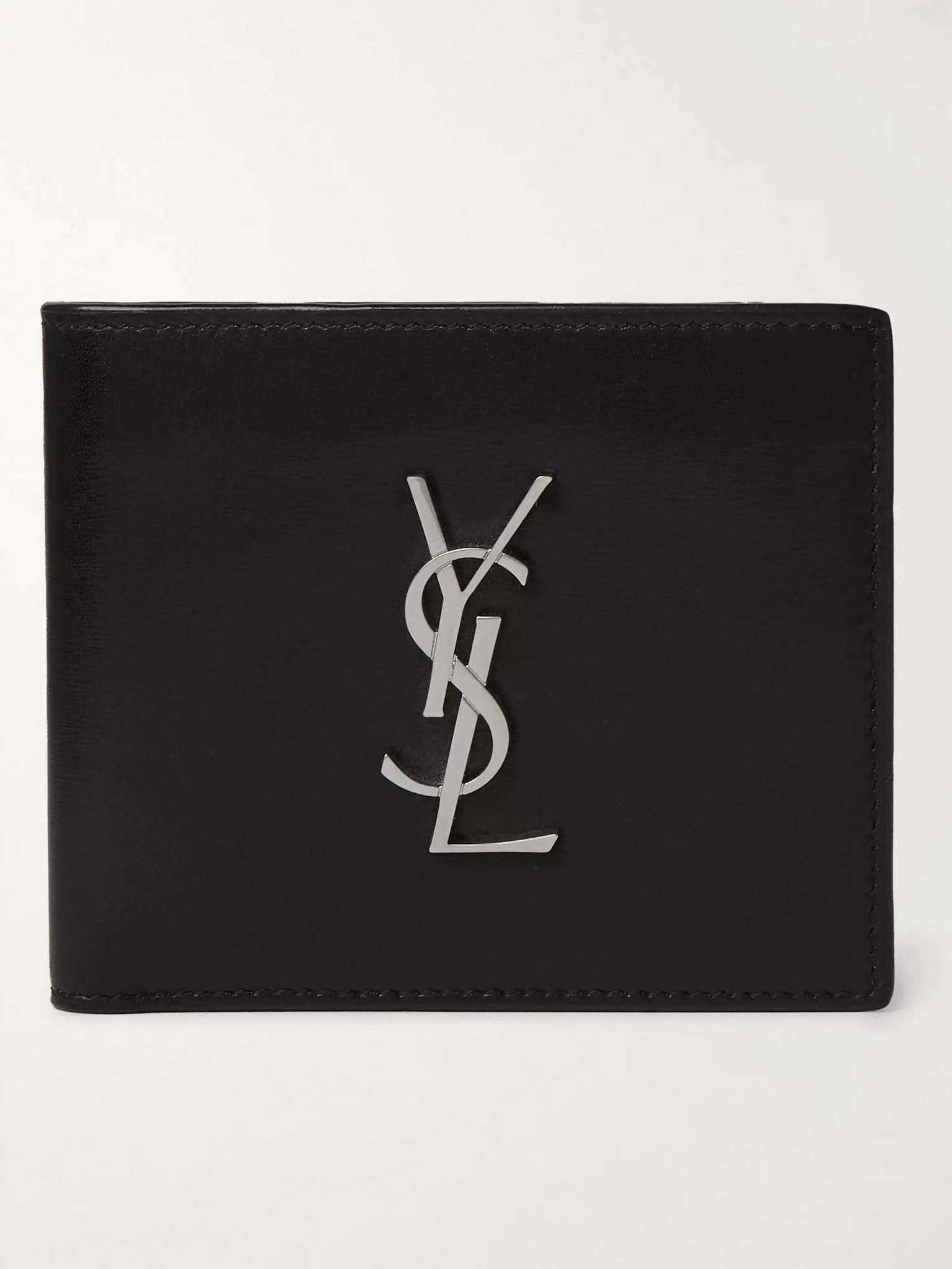 Logo-Appliquéd Leather Billfold Wallet - 1