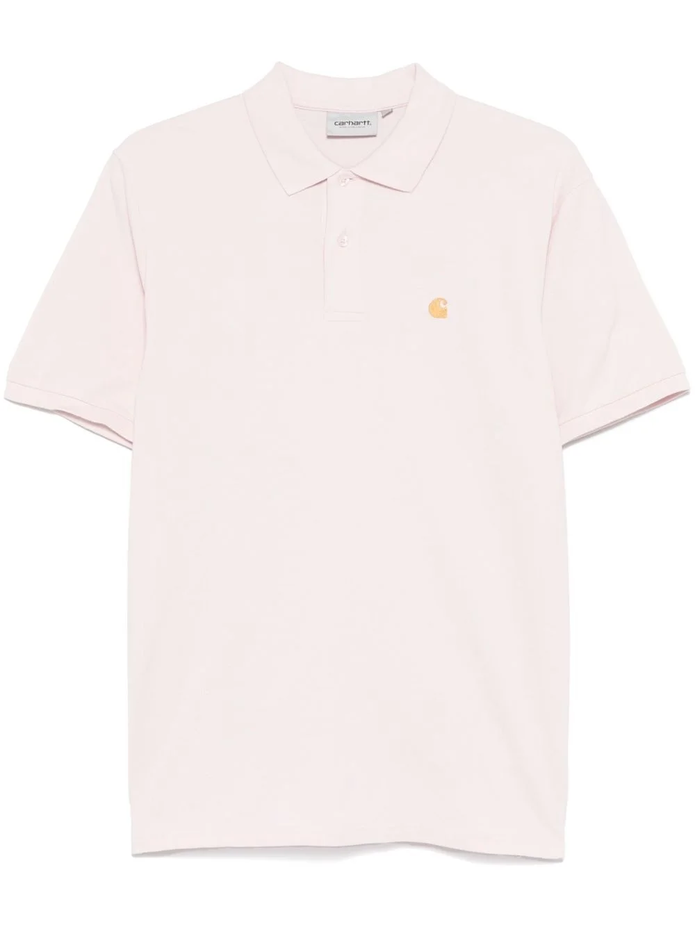 embroidered-logo polo shirt - 1