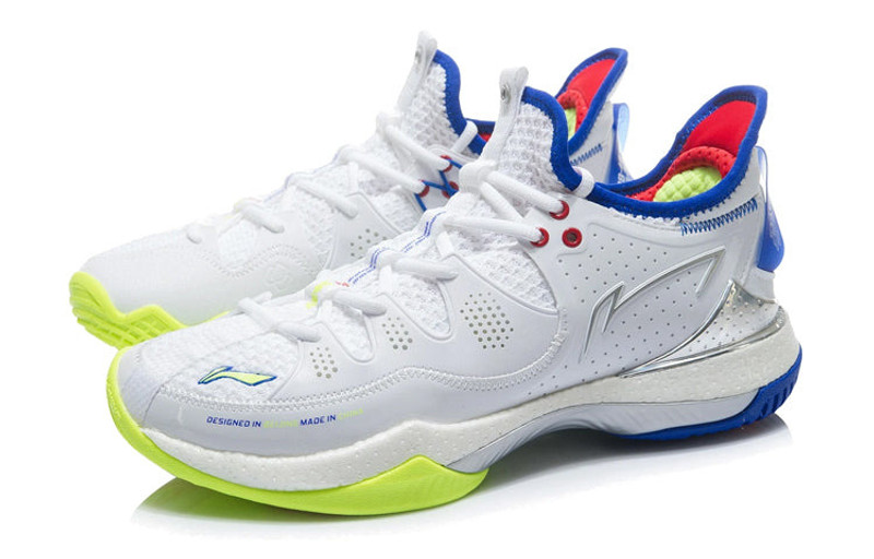 Li-Ning Li-Ning Halberd 3 'White Blue Yellow' AYAR025-1 outlook