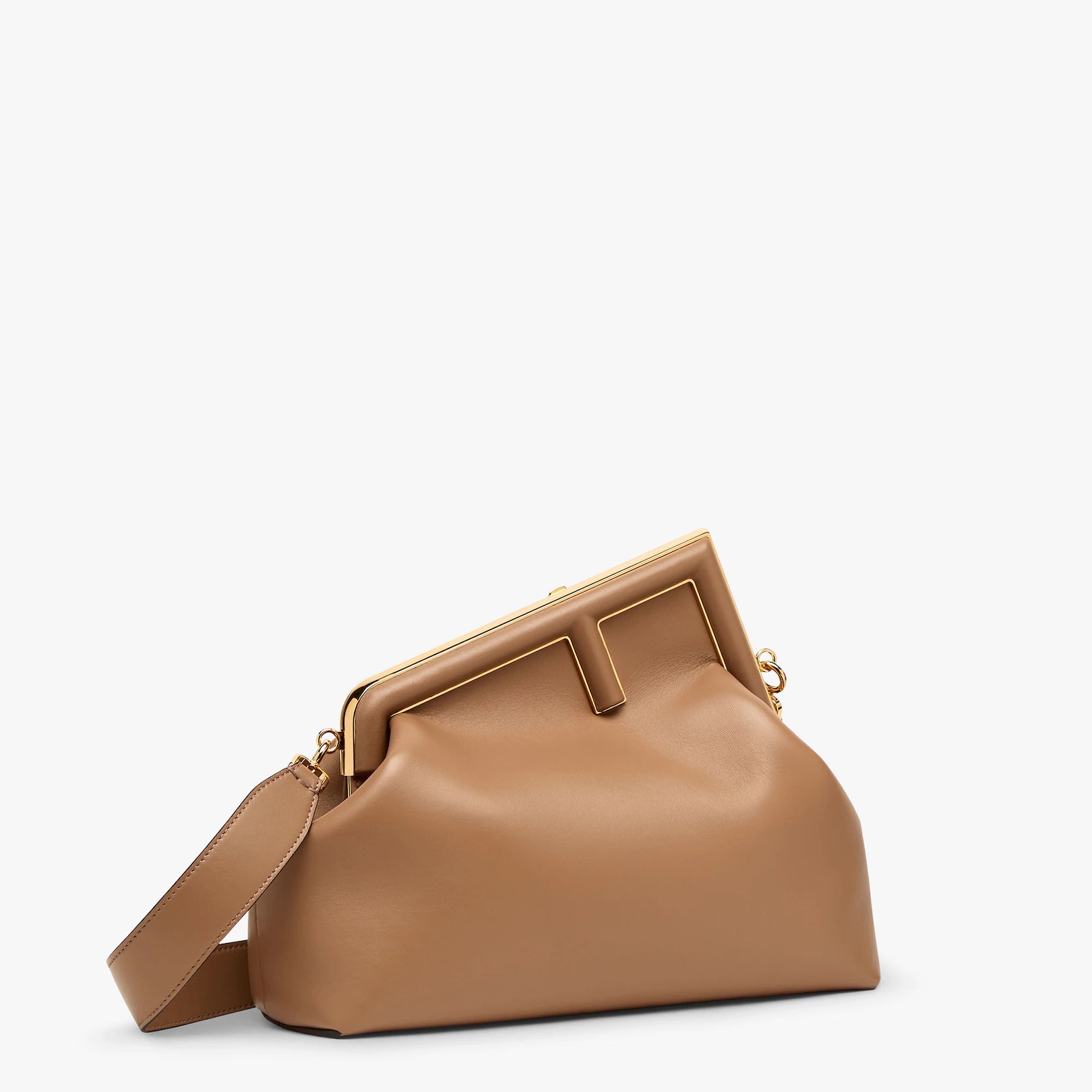 Beige leather bag - 2