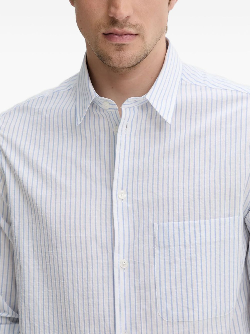 striped-pattern long-sleeve shirt 4