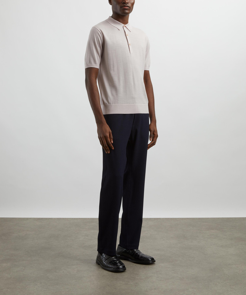 BARENA Riobarbo Ribbed Virgin Wool-Blend Straight Leg Trousers outlook