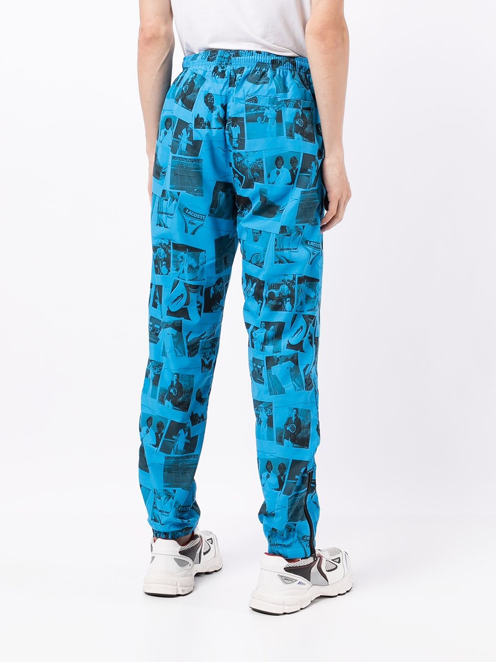 polaroid-print track trousers - 4