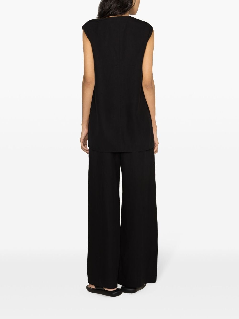 Fluid drawstring trousers - 4