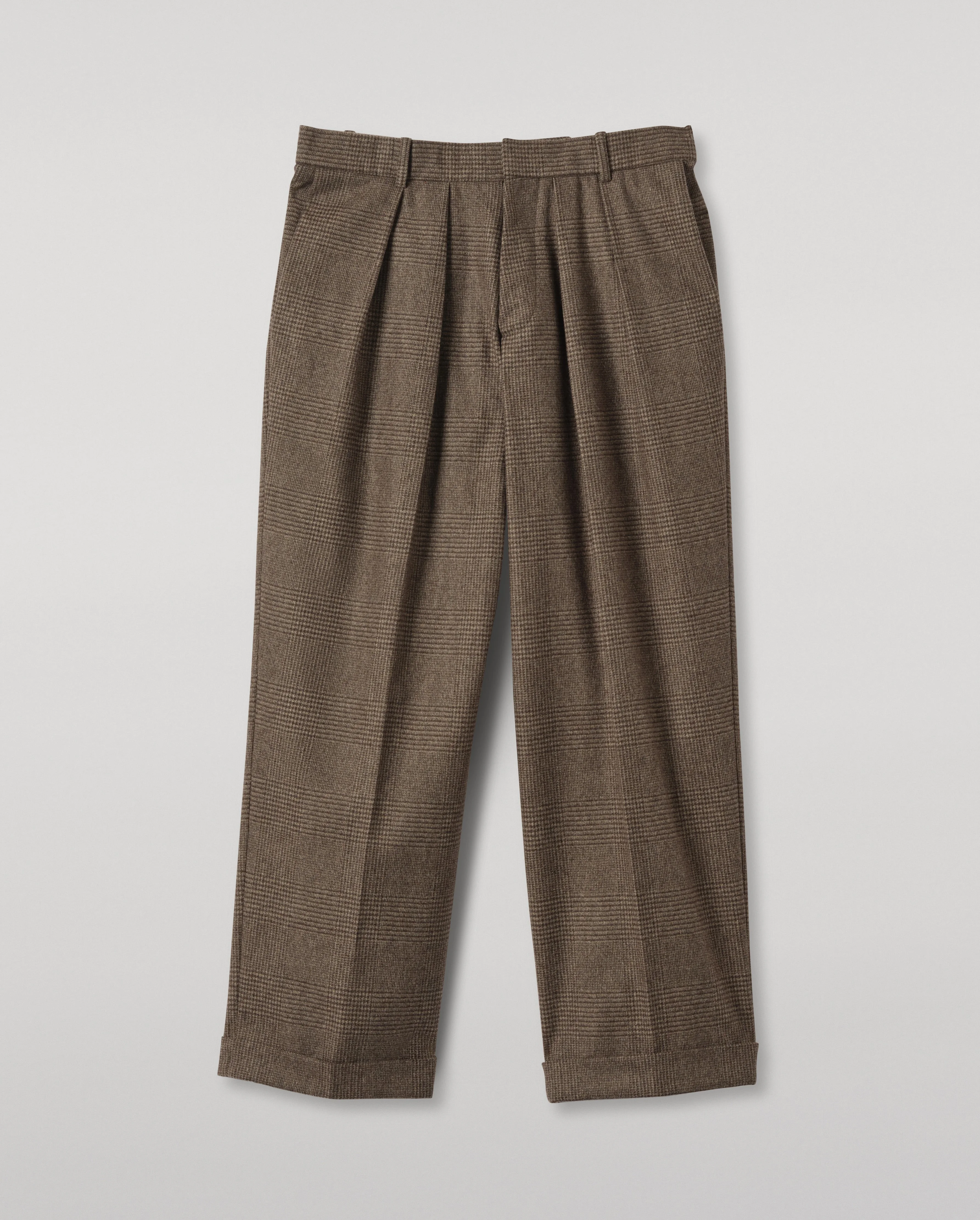 Traquair Glen Urquhart Check Trousers - 1