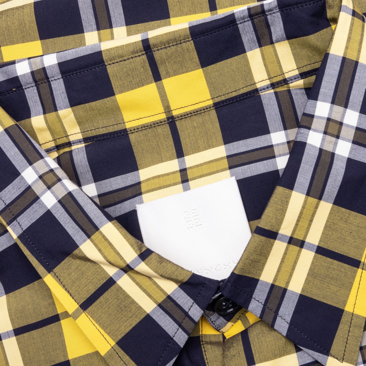 OVERSIZED ASYMMETRICAL SMOCK SHIRT - DARK YELLOW - 3