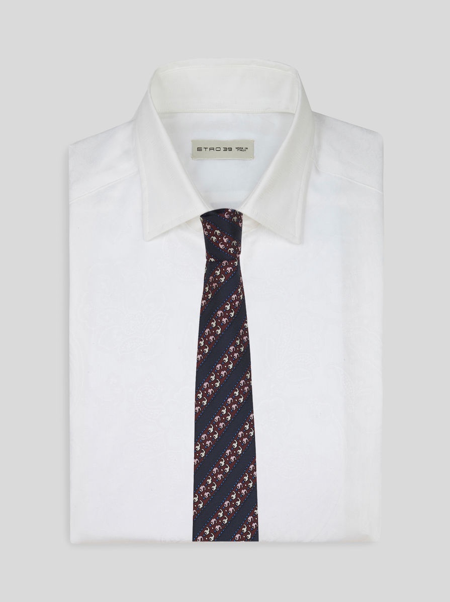 GEOMETRIC PATTERN REGIMENTAL TIE - 2