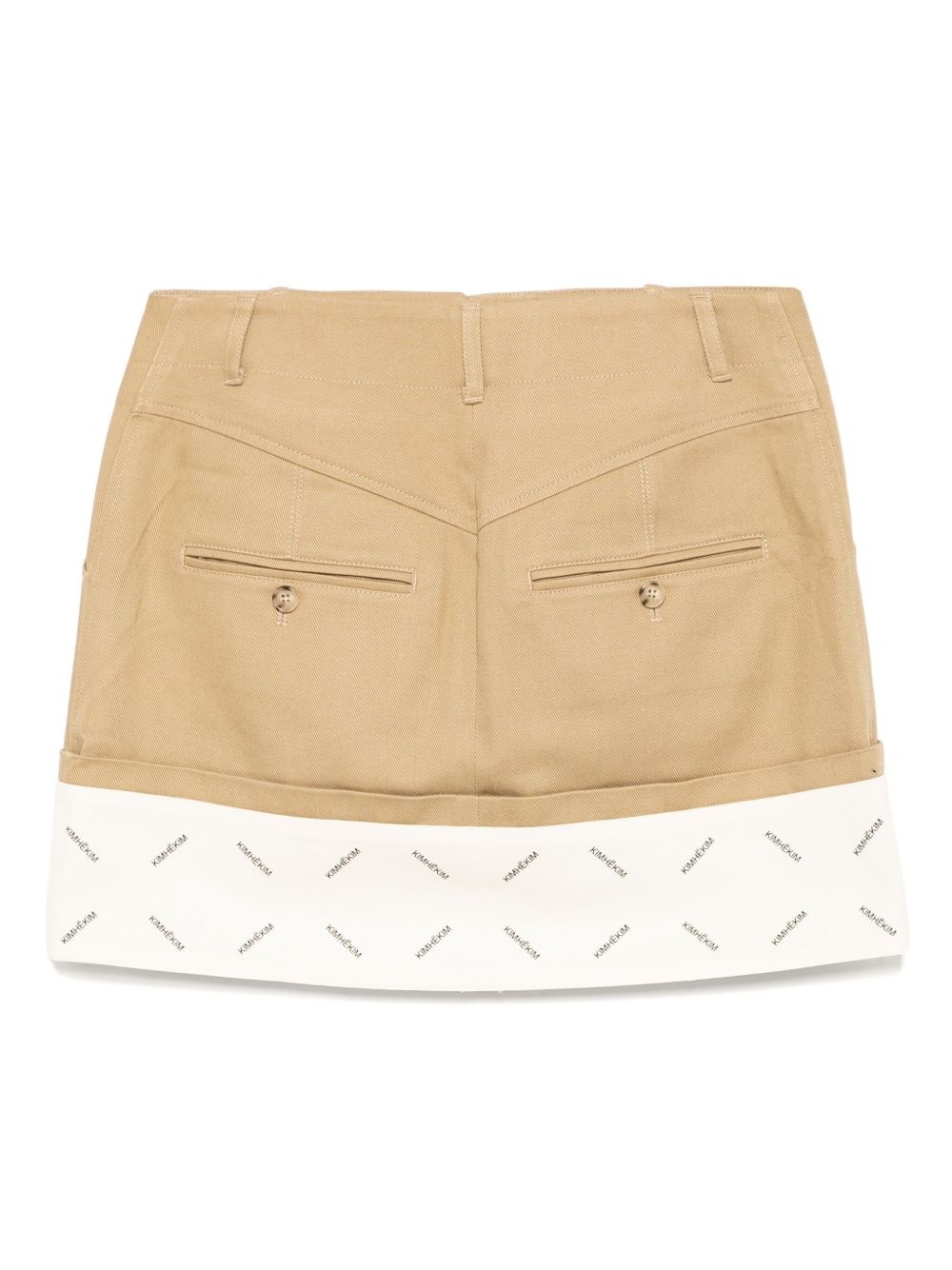 logo-printed mini skirt - 2
