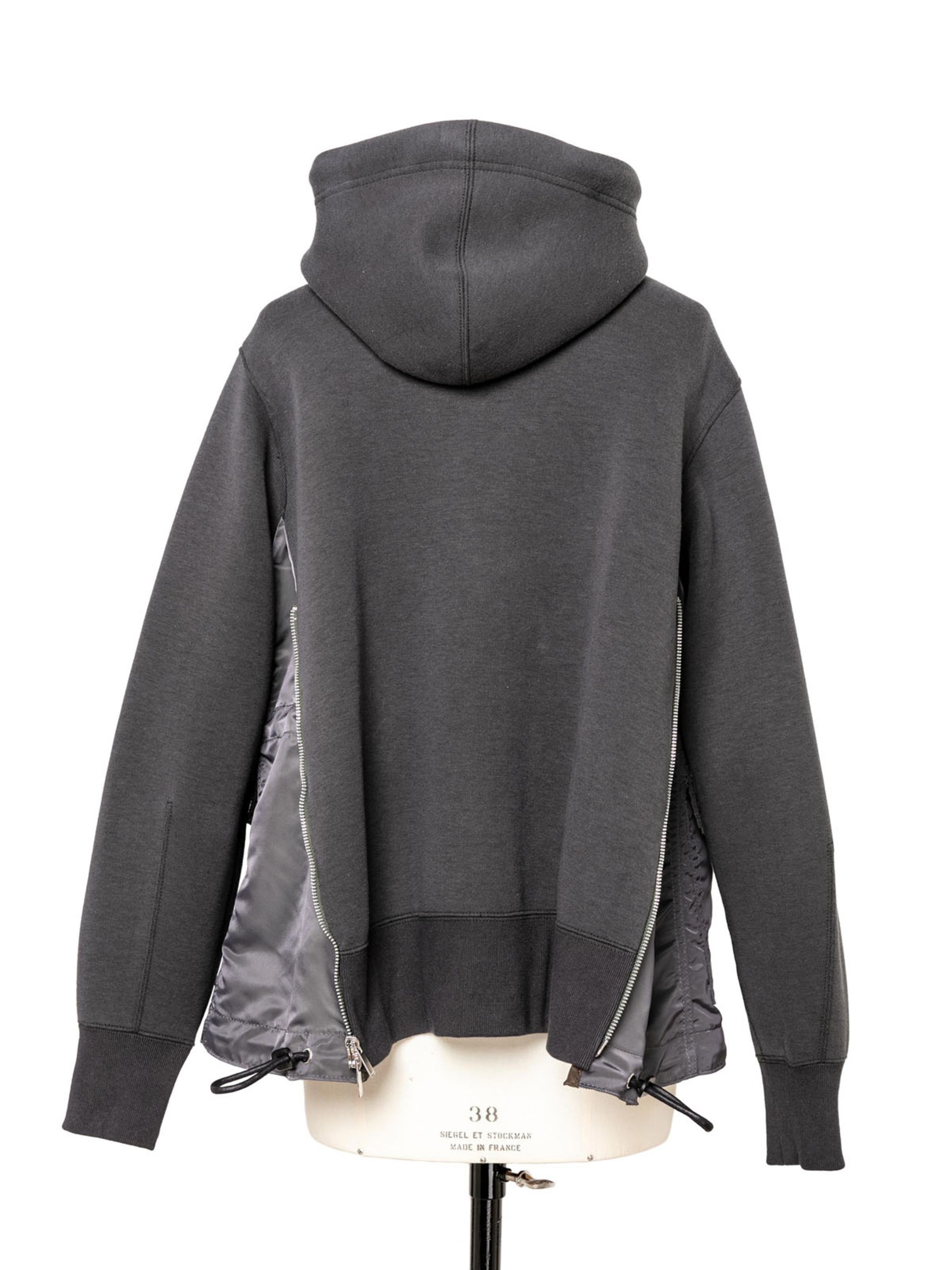 Sponge Sweat x Nylon Twill Hoodie - 3