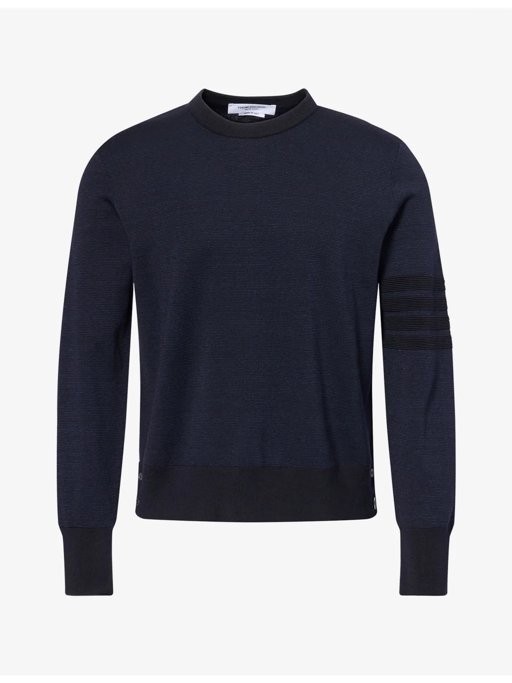 Milano Crew-Neck Wool, Linen And Cotton Jumper - 1