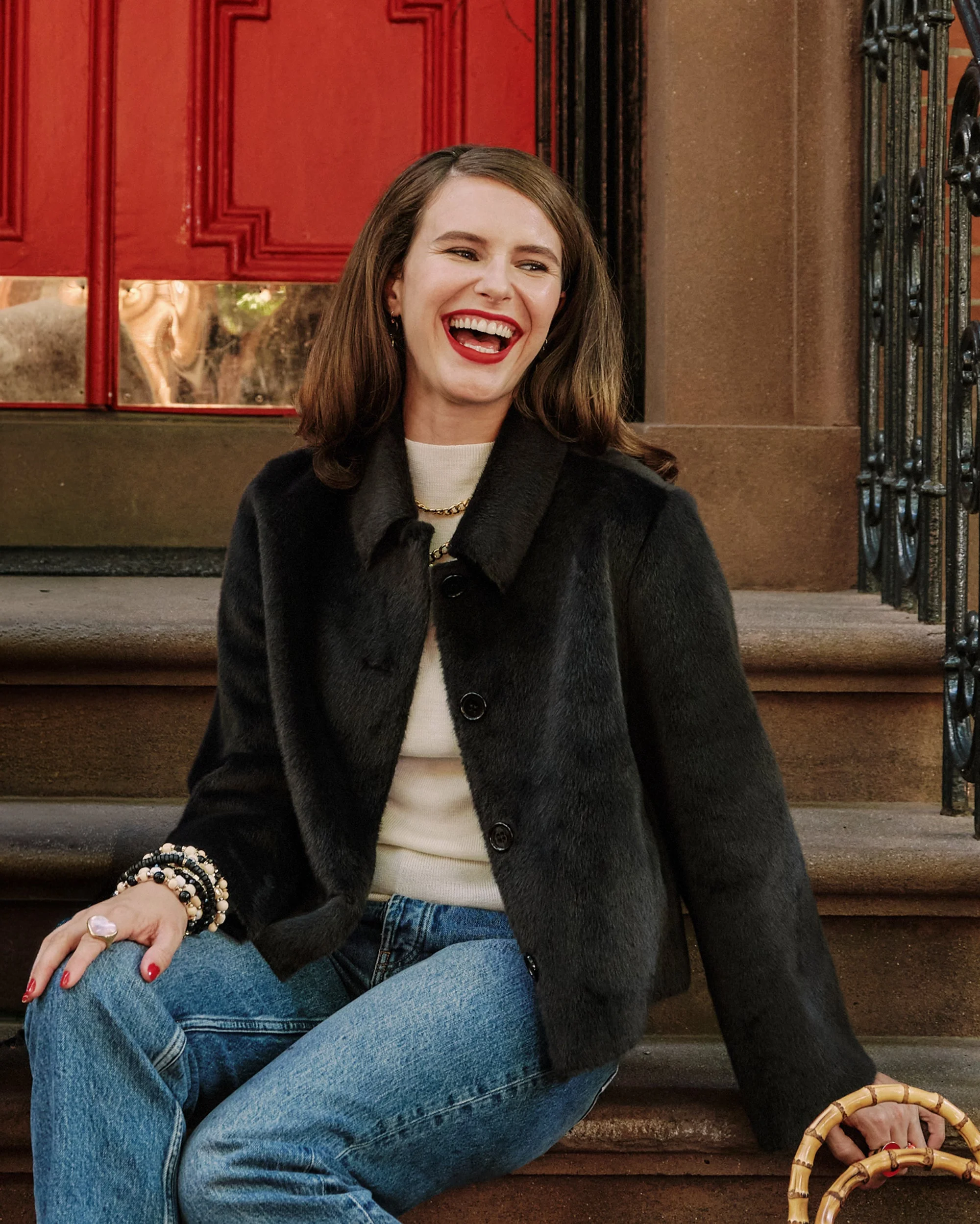 Cosette Faux Fur Jacket - 1