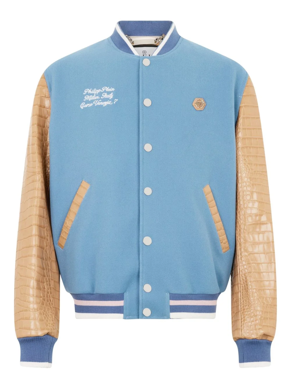 blue bomber jacket - 1