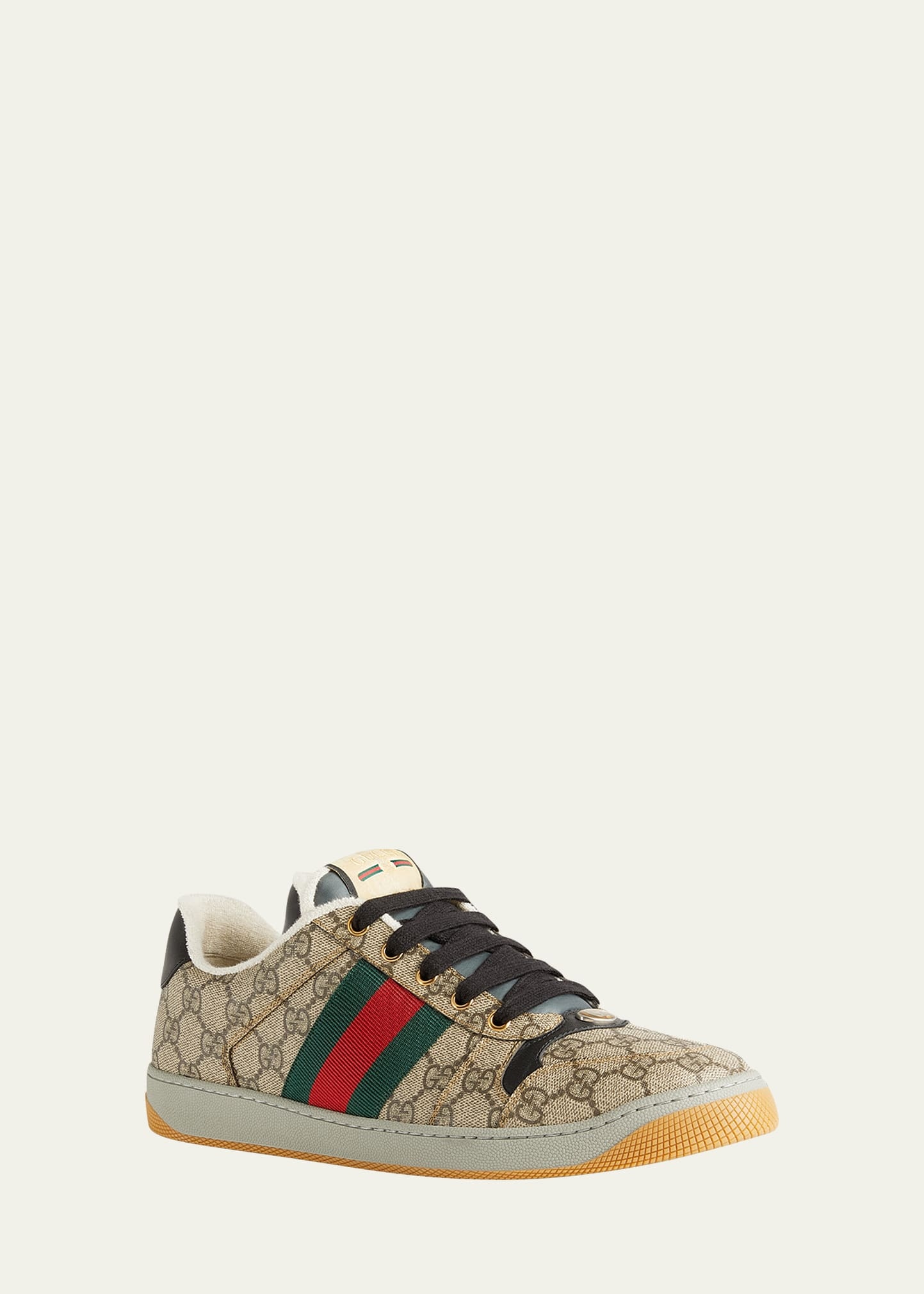 Men's Screener GG Canvas Low-Top Sneakers - 2