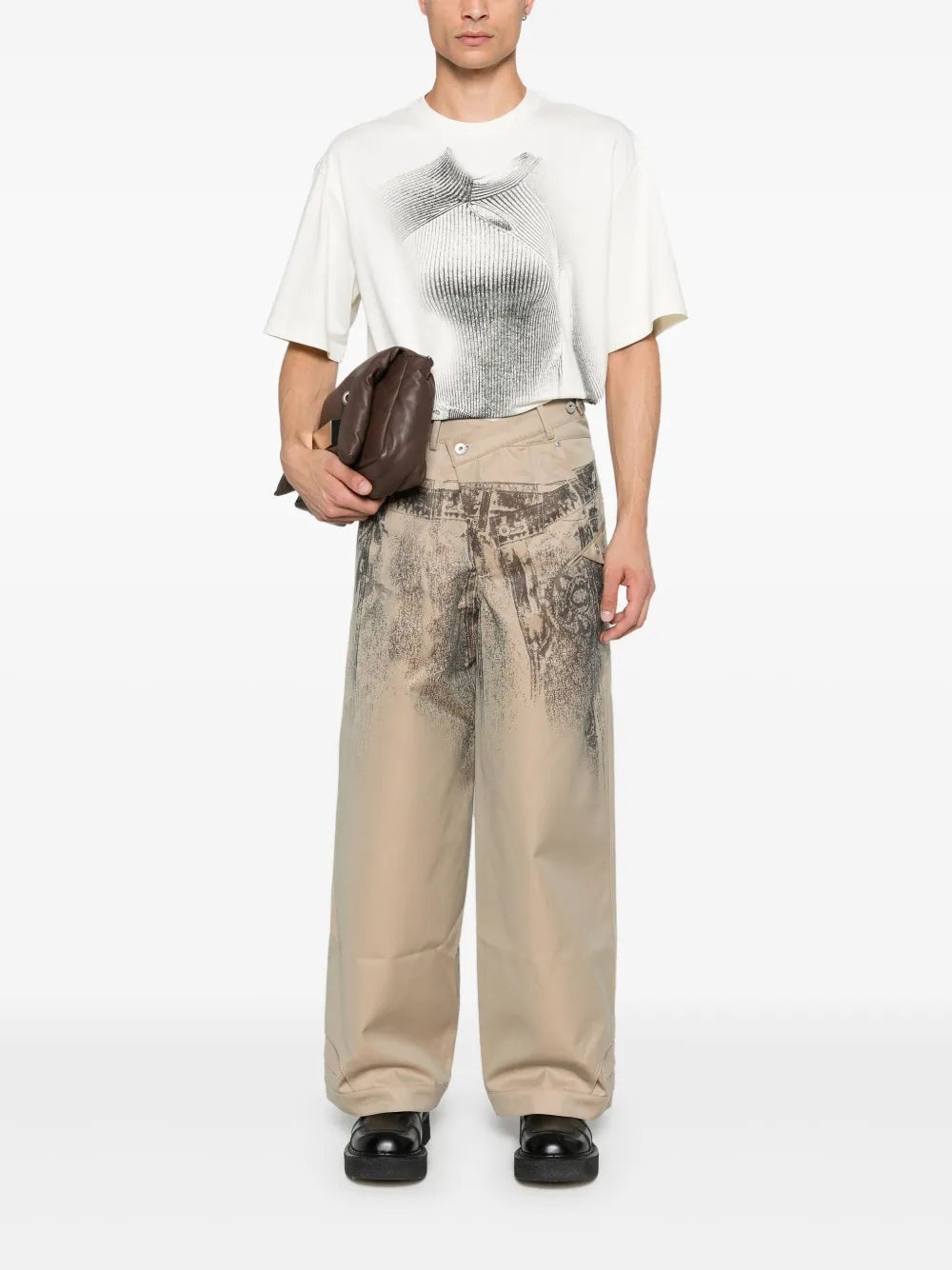 GRAPHIC-PRINT TROUSERS - 2