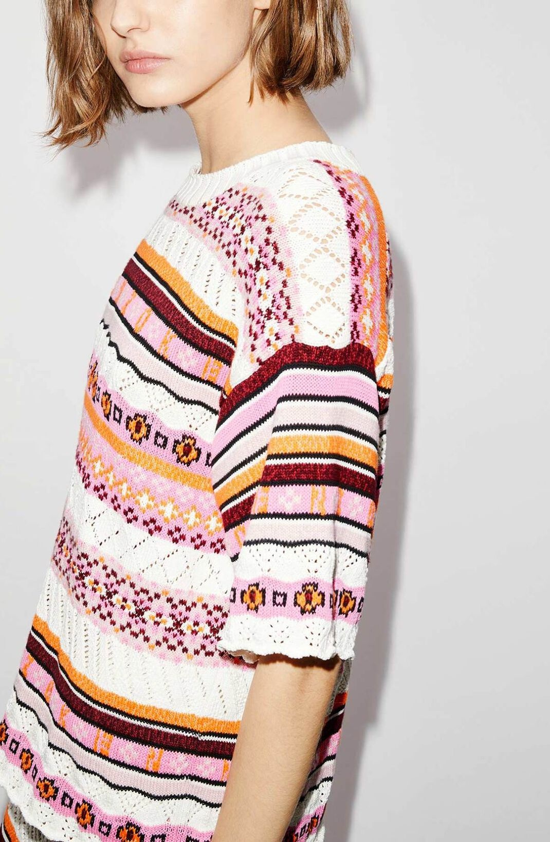 'Fair Isle' oversized jumper - 7