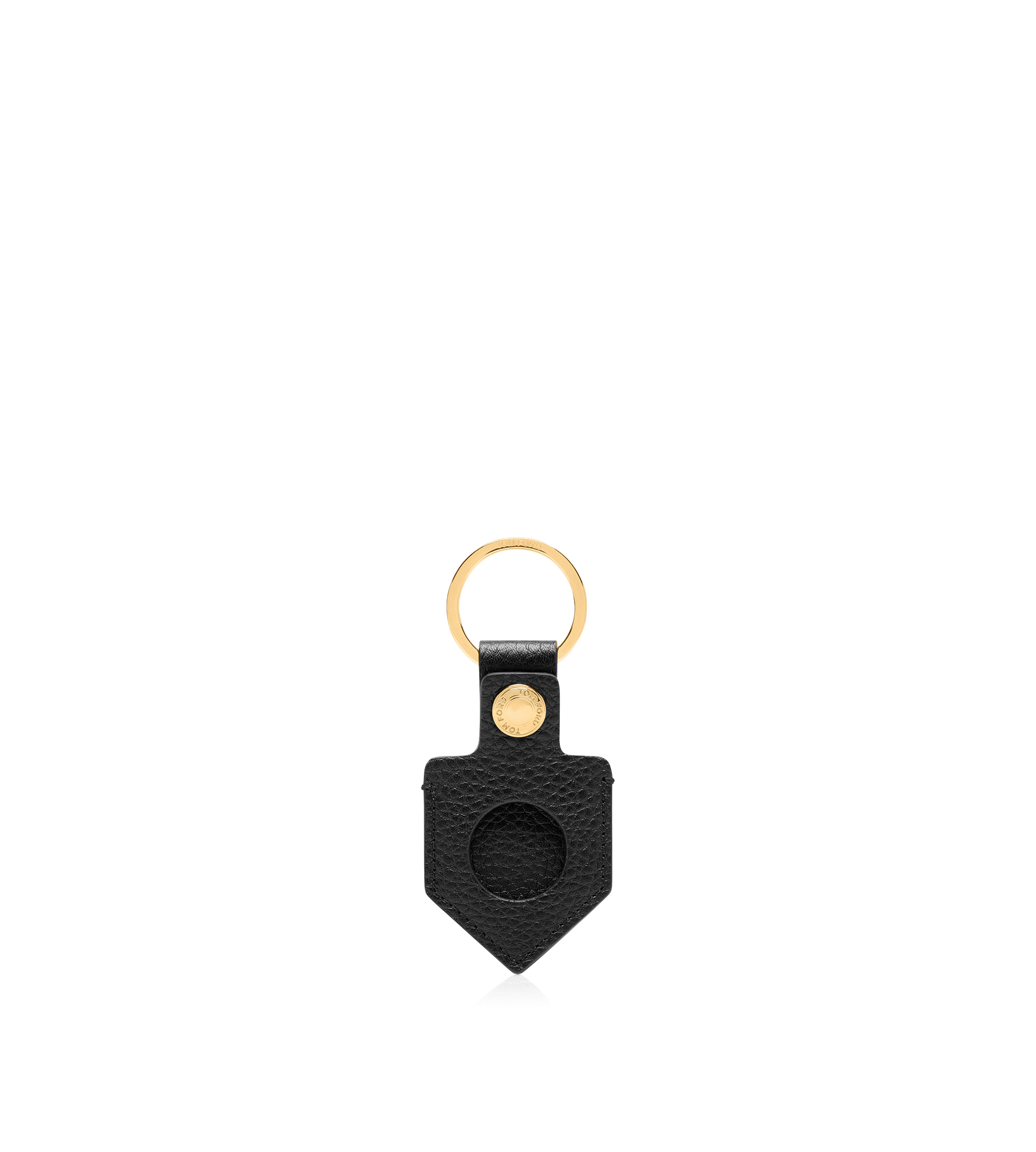 GRAIN LEATHER KEYCHAIN FOR AIRTAG - 1