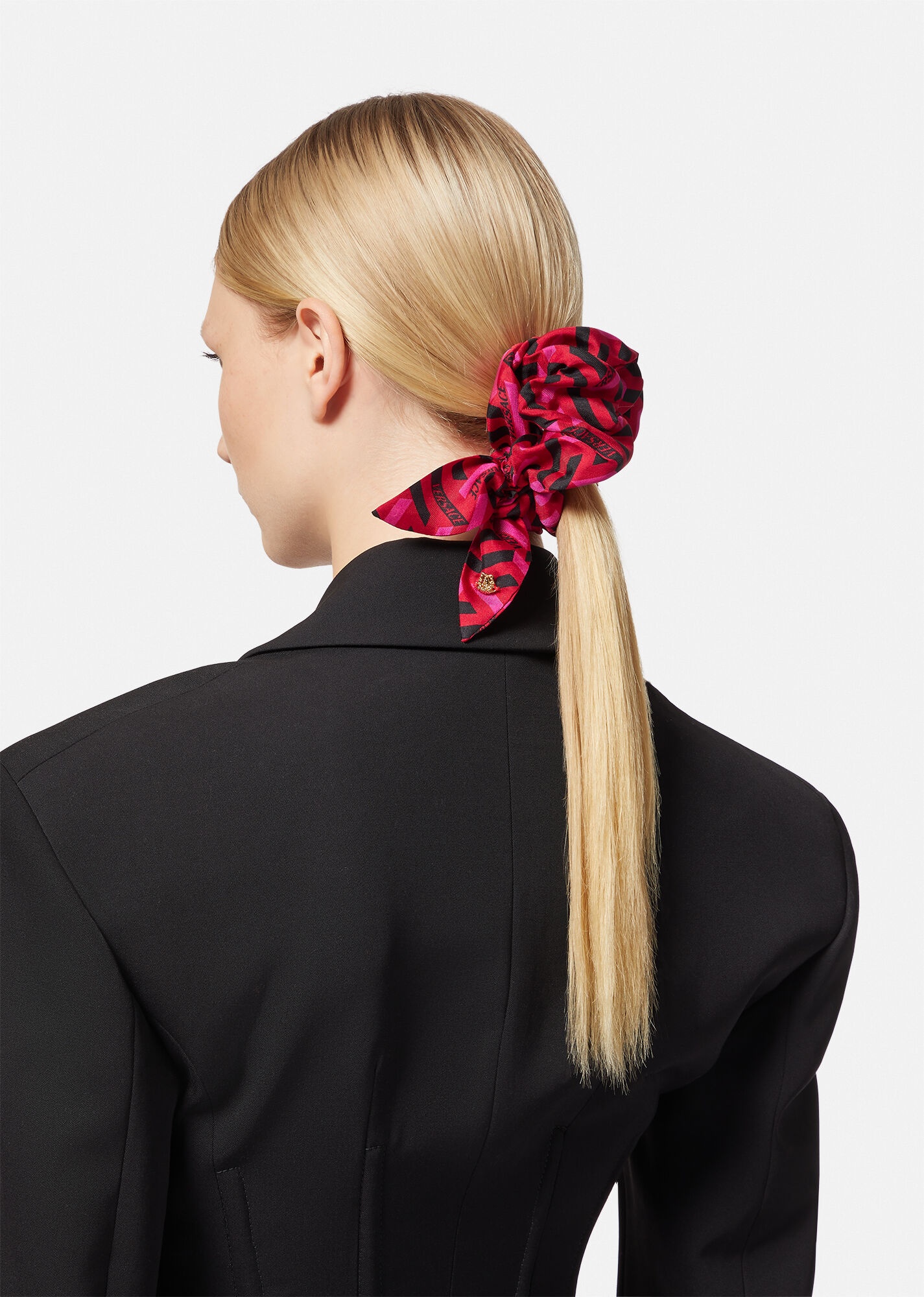 La Greca Silk Scrunchie - 3