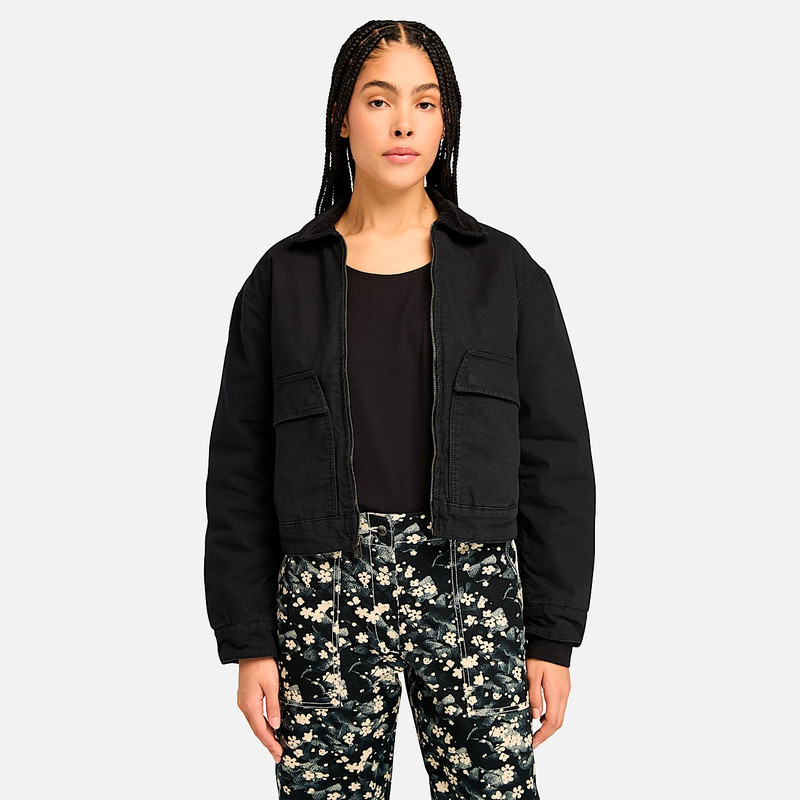 Timberland Women's Strafford Quilted Washed Canvas Jacket outlook