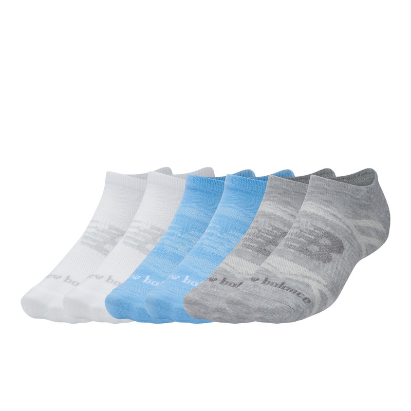 Flat Knit No Show Socks 6 Pack 1
