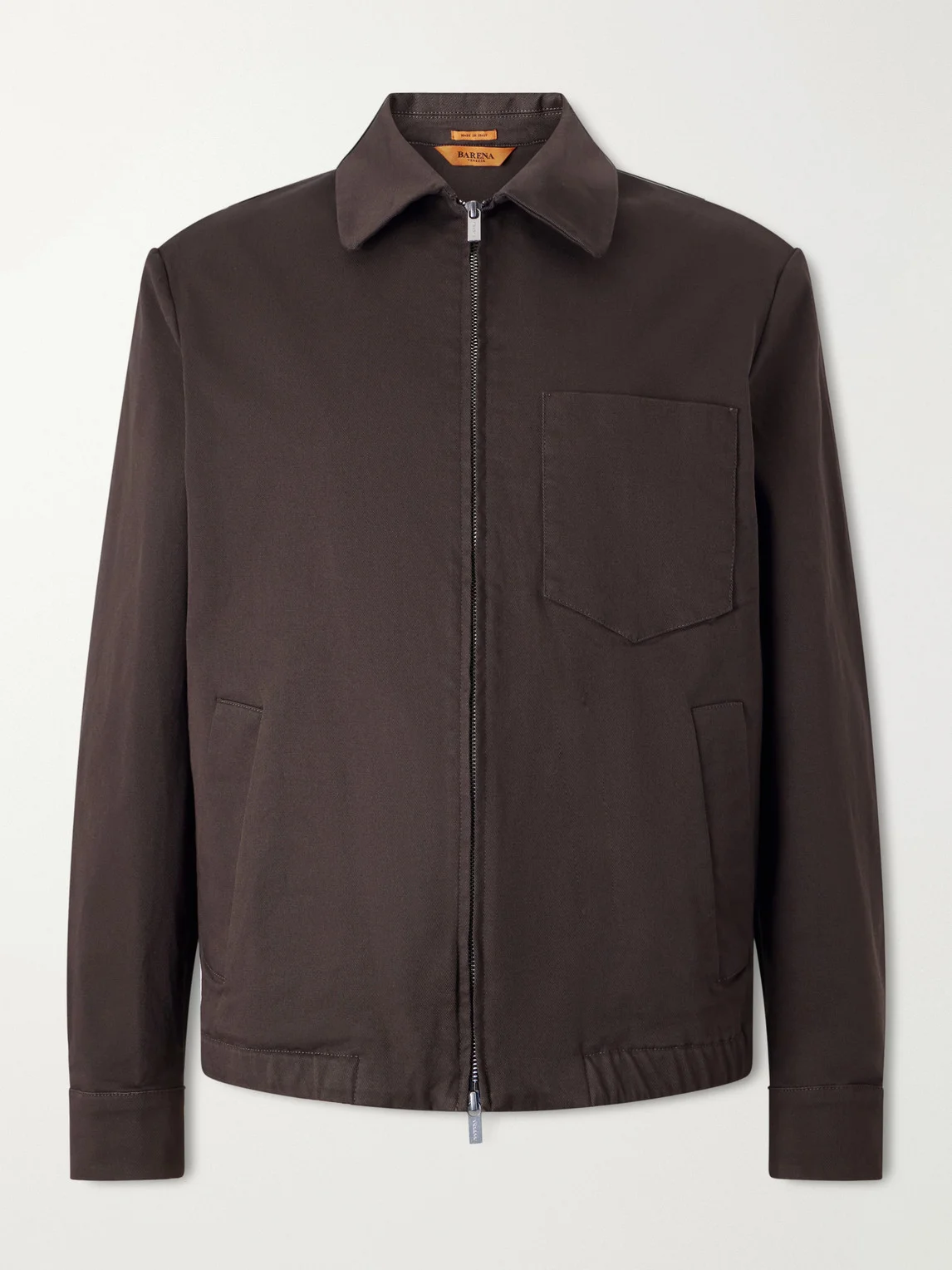 Cotton-Blend Gabardine Blouson Jacket - 1
