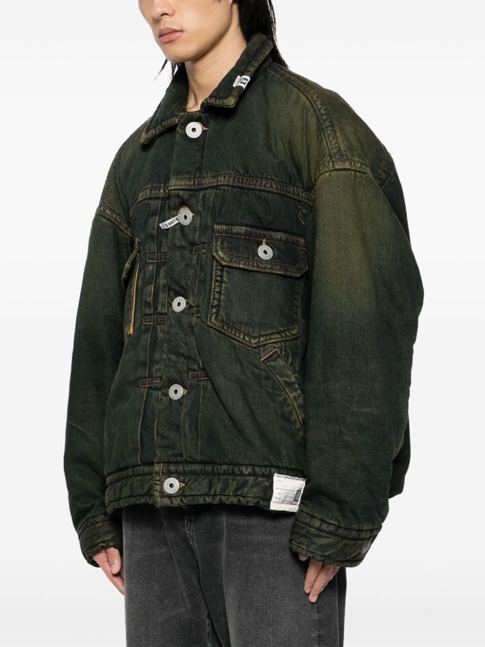 Denim Puffer Jacket - 3