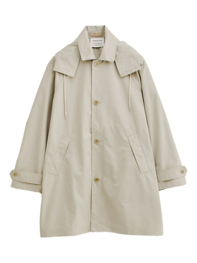 hooded trench coat 1
