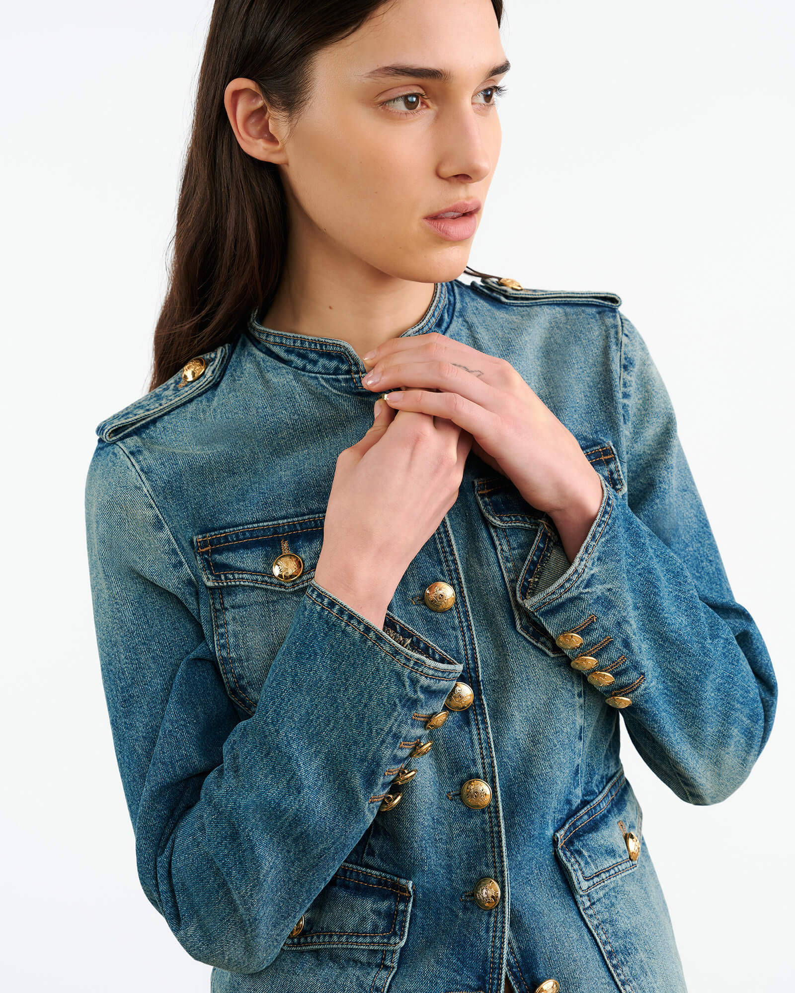 GERALDINE DENIM JACKET - 3