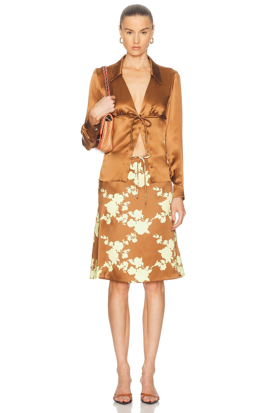 Tie Front Blouse - 4