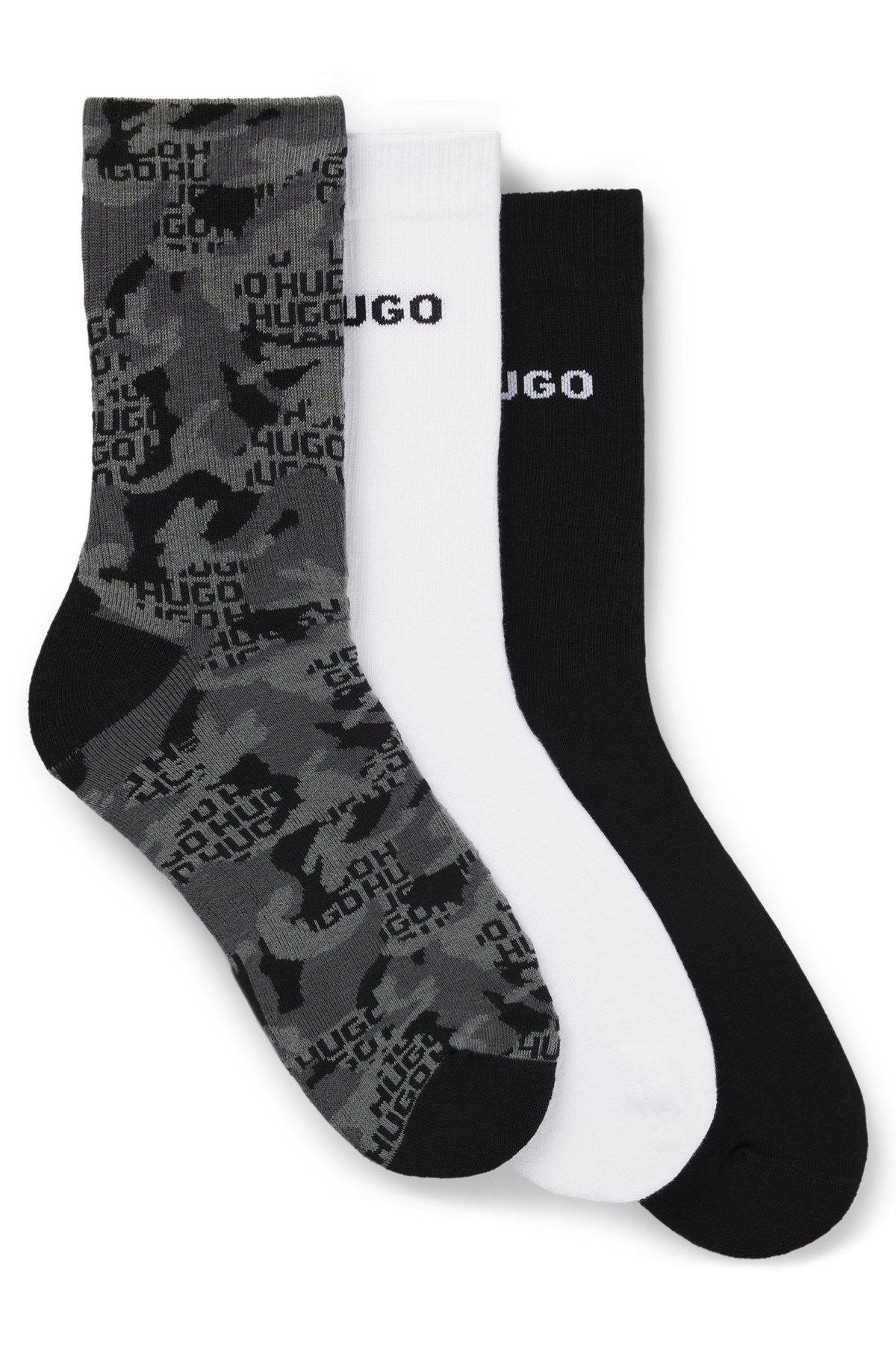 THREE-PACK OF SHORT-LENGTH SOCKS WITH LOGO DETAILS - 1