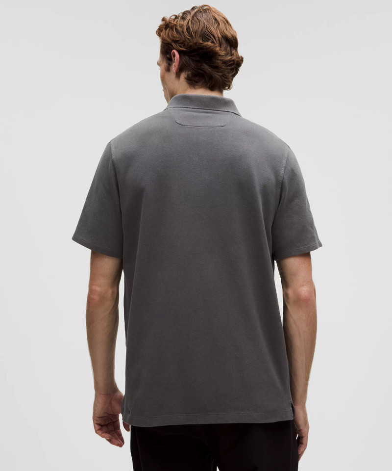 Cotton Pique Short-Sleeve Polo Shirt 3