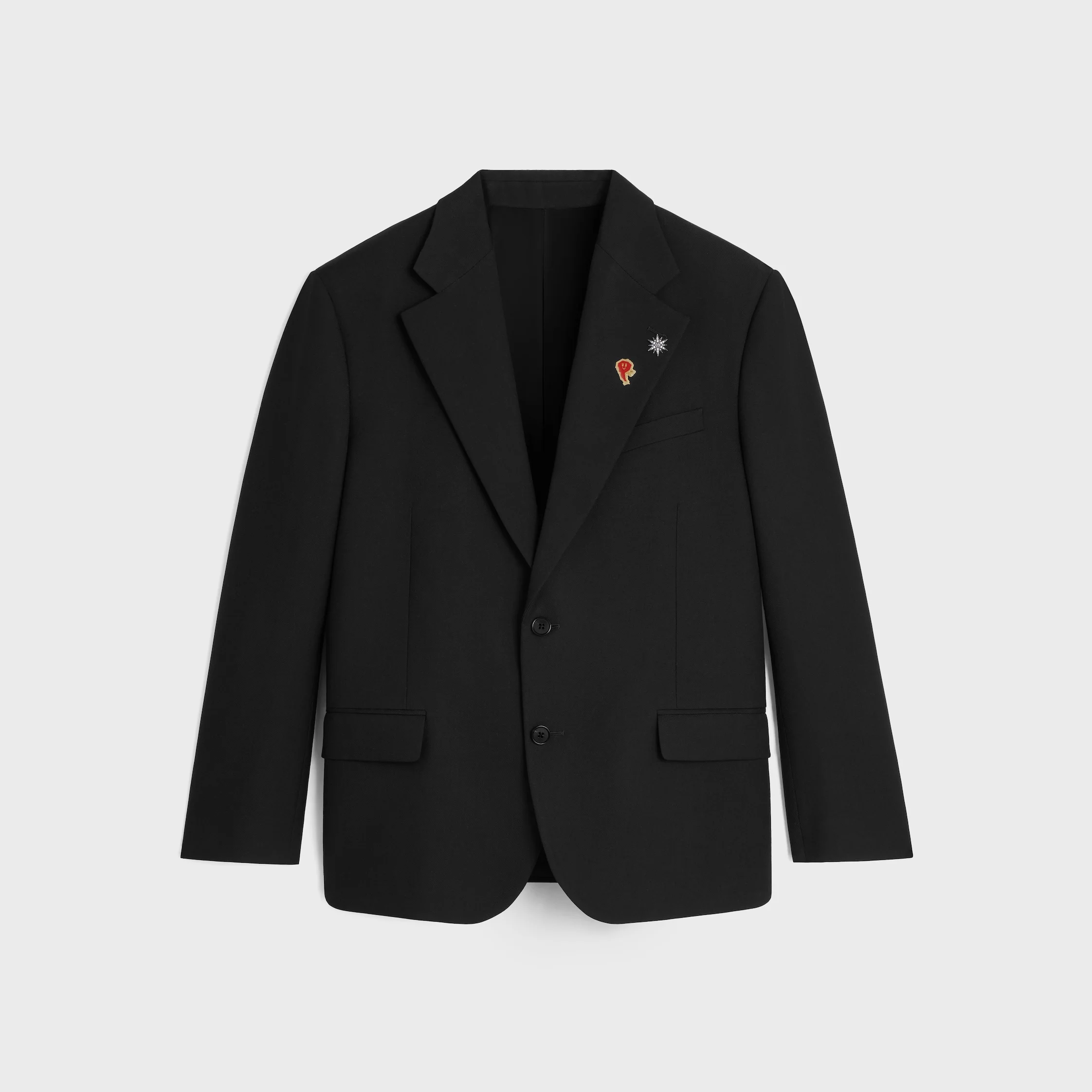 tailored jacket IN wool gabardine - 1